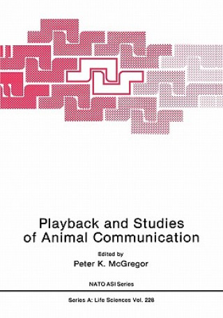 Kniha Playback and Studies of Animal Communication Peter K. McGregor