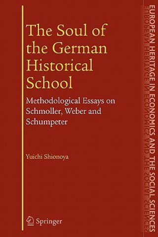 Kniha Soul of the German Historical School Yuichi Shionoya