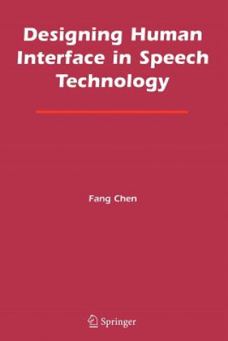 Buch Designing Human Interface in Speech Technology Fang Chen