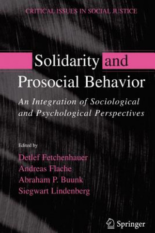 Könyv Solidarity and Prosocial Behavior Detlev Fetchenhauer