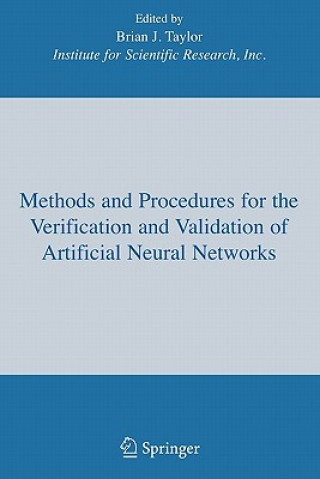 Kniha Methods and Procedures for the Verification and Validation of Artificial Neural Networks Brian J. Taylor