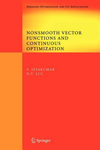Kniha Nonsmooth Vector Functions and Continuous Optimization V. Jeyakumar