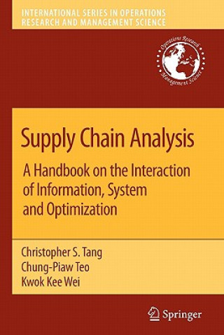 Boek Supply Chain Analysis Christopher S. Tang
