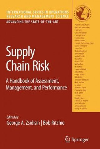 Kniha Supply Chain Risk George A. Zsidisin