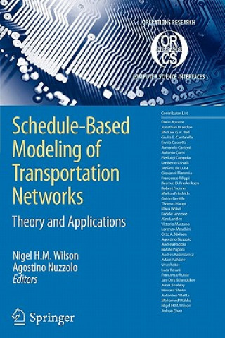 Carte Schedule-Based Modeling of Transportation Networks Nigel H. M. Wilson