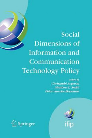 Книга Social Dimensions of Information and Communication Technology Policy Chrisanthi Avgerou