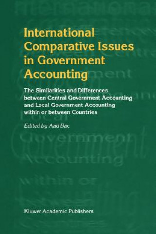 Книга International Comparative Issues in Government Accounting Aad Bac
