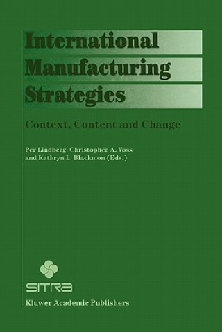 Kniha International Manufacturing Strategies Per Lindberg