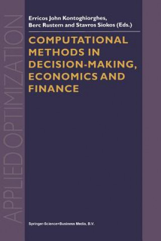 Buch Computational Methods in Decision-Making, Economics and Finance Erricos John Kontoghiorghes