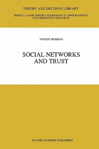 Livre Social Networks and Trust Vincent Buskens