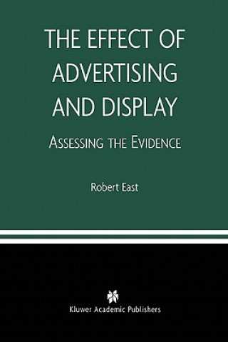 Kniha Effect of Advertising and Display ingston University