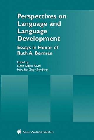 Buch Perspectives on Language and Language Development Dorit Diskin Ravid