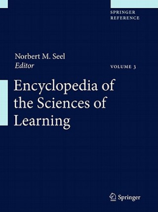 Carte Encyclopedia of the Sciences of Learning Norbert M. Seel