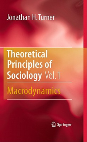Carte Theoretical Principles of Sociology, Volume 1 Jonathan H. Turner