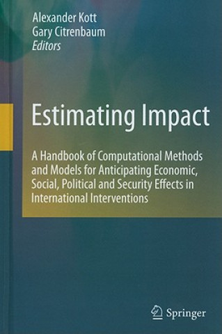 Kniha Estimating Impact Alexander Kott