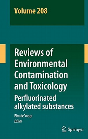 Knjiga Reviews of Environmental Contamination and Toxicology Volume 208 Pim de Voogt