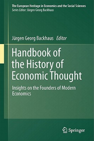 Könyv Handbook of the History of Economic Thought Jürgen G. Backhaus