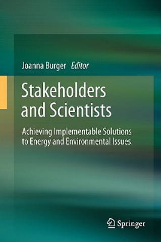 Knjiga Stakeholders and Scientists Joanna Burger