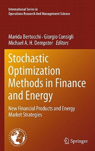 Könyv Stochastic Optimization Methods in Finance and Energy Giorgio Consigli