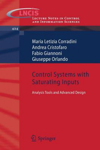 Könyv Control Systems with Saturating Inputs Maria Letizia Corradini