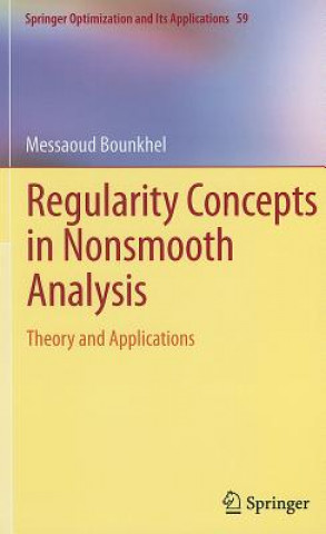 Buch Regularity Concepts in Nonsmooth Analysis Messaoud Bounkhel