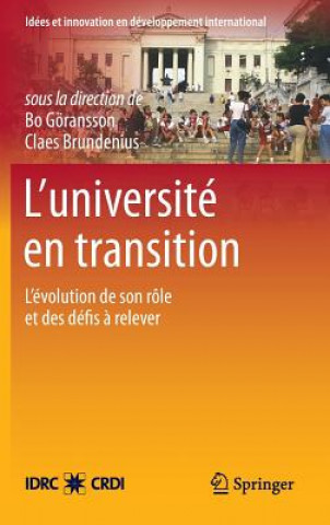 Kniha L'Universite En Transition Bo Göransson