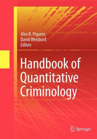 Könyv Handbook of Quantitative Criminology Alex R. Piquero