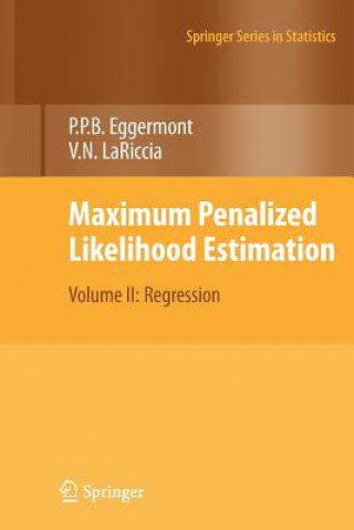 Knjiga Maximum Penalized Likelihood Estimation Paulus P. B. Eggermont