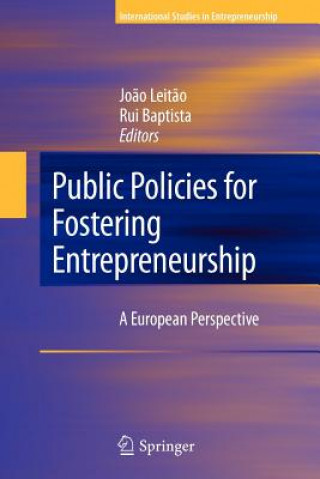 Książka Public Policies for Fostering Entrepreneurship Jo