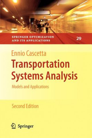 Kniha Transportation Systems Analysis Ennio Cascetta