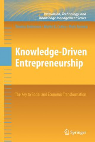 Carte Knowledge-Driven Entrepreneurship Thomas Andersson