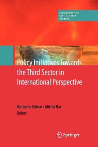 Könyv Policy Initiatives Towards the Third Sector in International Perspective Benjamin Gidron