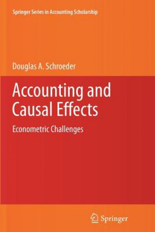 Könyv Accounting and Causal Effects Douglas A Schroeder