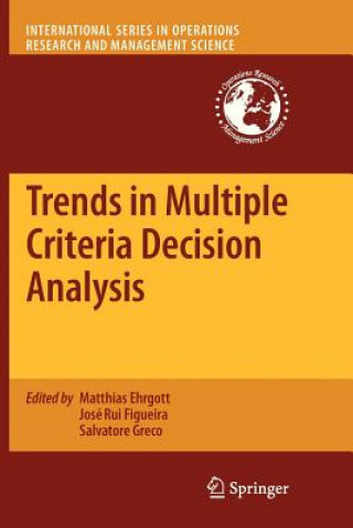 Carte Trends in Multiple Criteria Decision Analysis Salvatore Greco