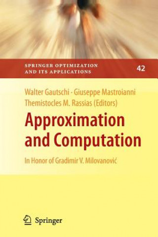 Książka Approximation and Computation Walter Gautschi