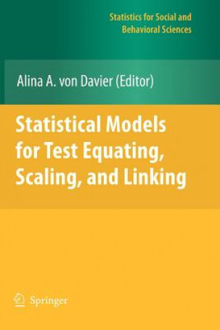 Livre Statistical Models for Test Equating, Scaling, and Linking Alina A. von Davier