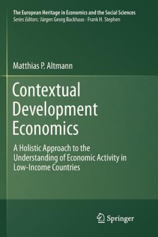 Könyv Contextual Development Economics Matthias P. Altmann