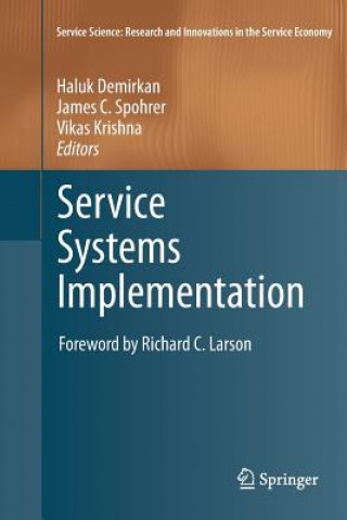 Książka Service Systems Implementation Haluk Demirkan