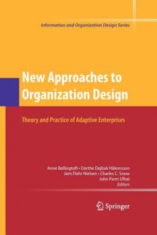 Carte New Approaches to Organization Design Dorthe D