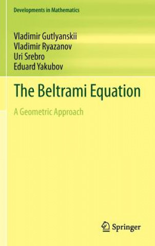 Livre Beltrami Equation Vladimir Gutlyanskii