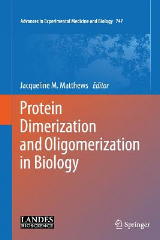 Könyv Protein Dimerization and Oligomerization in Biology Jacqueline M. Matthews