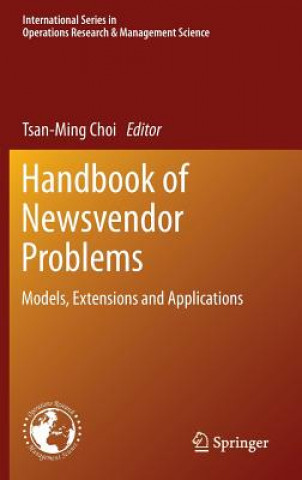 Kniha Handbook of Newsvendor Problems Tsan-Ming Choi