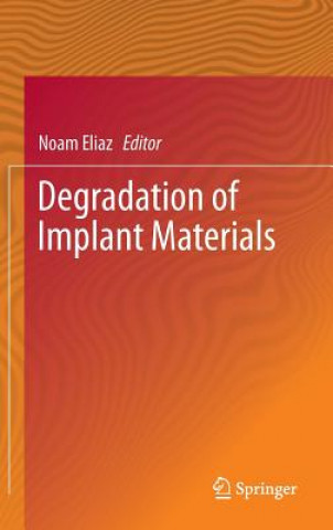 Libro Degradation of Implant Materials Noam Eliaz