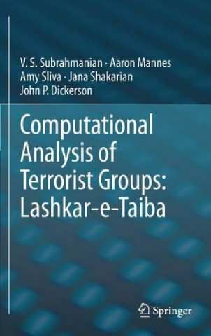 Libro Computational Analysis of Terrorist Groups: Lashkar-e-Taiba V. S. Subrahmanian