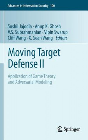 Kniha Moving Target Defense II Sushil Jajodia