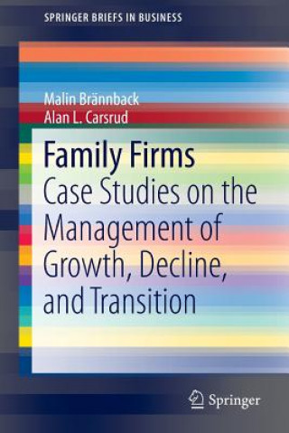 Kniha Family Firms Malin Brännback
