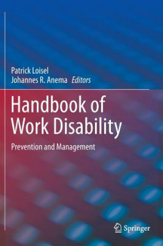 Kniha Handbook of Work Disability Johannes R. Anema