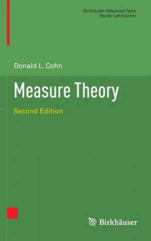 Książka Measure Theory Donald L. Cohn