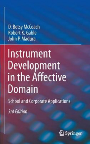 Książka Instrument Development in the Affective Domain D. Betsy McCoach