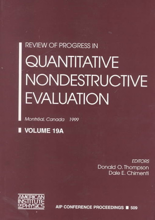 Kniha Review of Progress in Quantitative Nondestructive Evaluation: Volume 19 A/B Donald O. Thompson